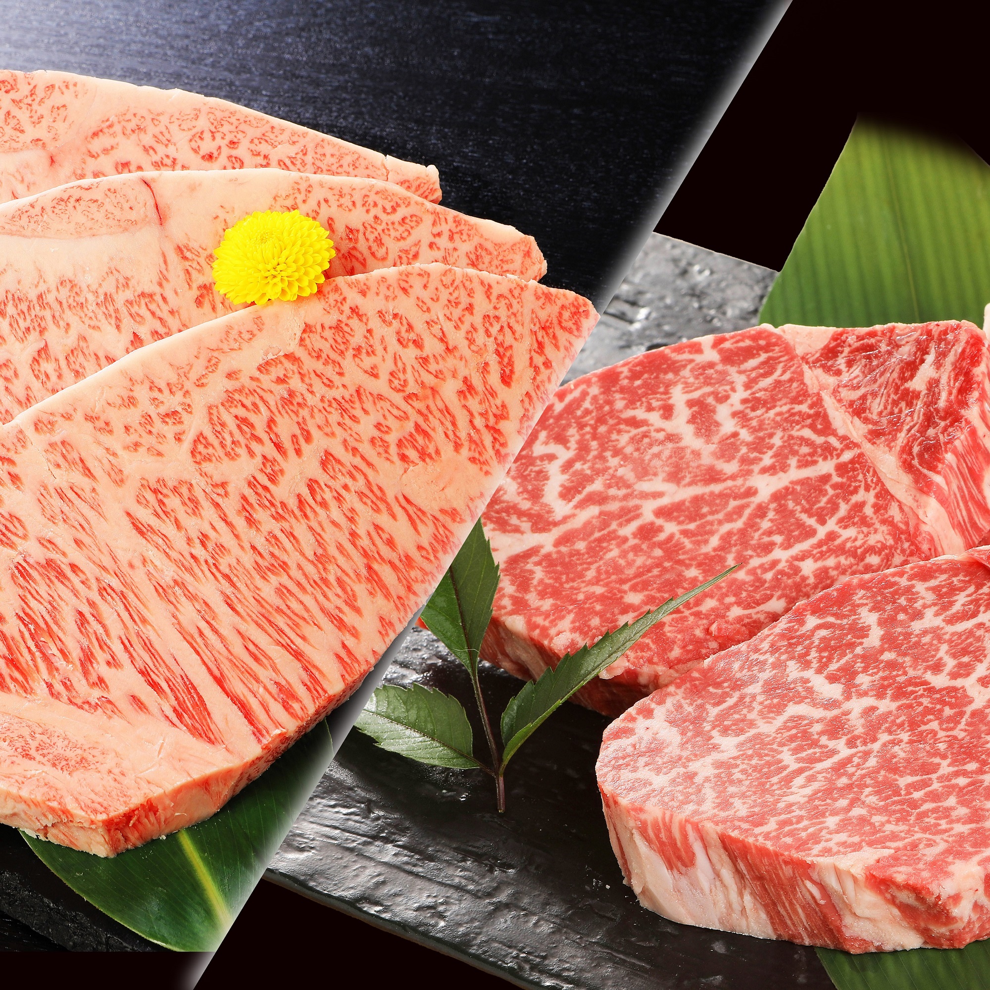 【肉のげんさん】滋賀県産近江牛サーロインステーキと国産げんさん和牛ヒレステーキ食べ比べセット